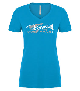 Ladies V-Neck - Sapphire - Kype Gear