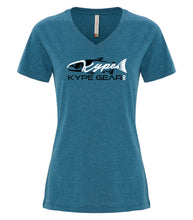 Load image into Gallery viewer, Ladies V-Neck - Teal Heather - Kype Gear
