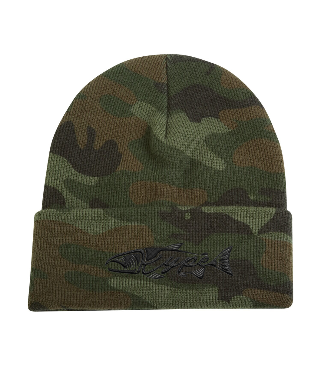 Kype Cuffed Beanie - Green Camo - Kype Gear