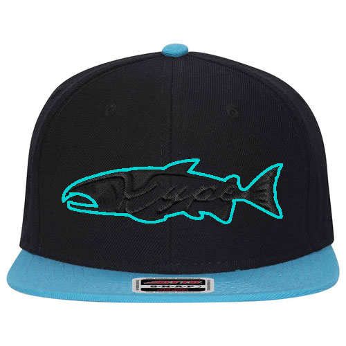Kype Kontour Snapback - Black/Turquoise - Kype Gear