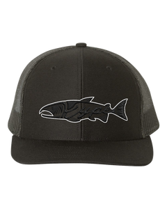 Kype Kontour Snapback Trucker - Black/Black - Kype Gear