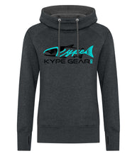 Load image into Gallery viewer, Ladies Vintage Hoodie - Black Heather - Kype Gear
