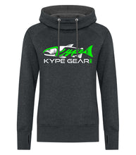 Load image into Gallery viewer, Ladies Vintage Hoodie - Black Heather - Kype Gear
