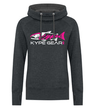 Load image into Gallery viewer, Ladies Vintage Hoodie - Black Heather - Kype Gear
