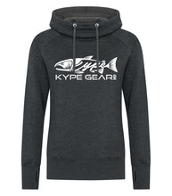 Load image into Gallery viewer, Ladies Vintage Hoodie - Black Heather - Kype Gear
