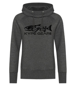 Ladies Vintage Hoodie - Charcoal Heather - Kype Gear