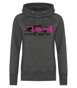 Ladies Vintage Hoodie - Charcoal Heather - Kype Gear