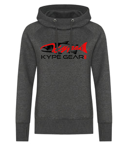 Ladies Vintage Hoodie - Charcoal Heather - Kype Gear