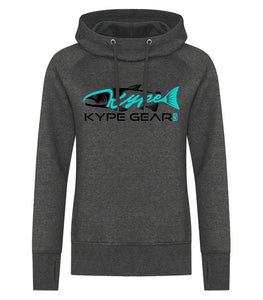 Ladies Vintage Hoodie - Charcoal Heather - Kype Gear
