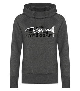 Ladies Vintage Hoodie - Charcoal Heather - Kype Gear
