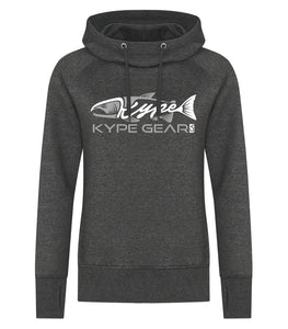 Ladies Vintage Hoodie - Charcoal Heather - Kype Gear