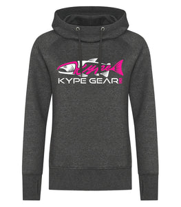 Ladies Vintage Hoodie - Charcoal Heather - Kype Gear
