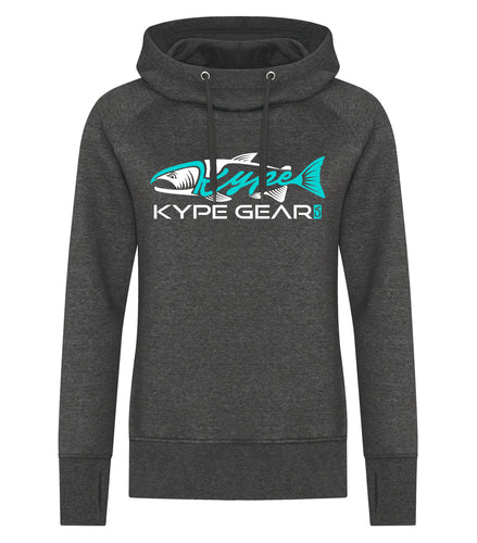 Ladies Vintage Hoodie - Charcoal Heather - Kype Gear