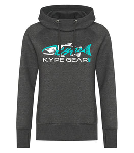 Ladies Vintage Hoodie - Charcoal Heather - Kype Gear