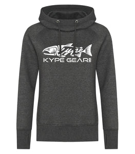 Ladies Vintage Hoodie - Charcoal Heather - Kype Gear