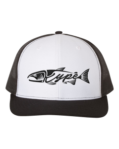 Snapback Trucker - Black/White/Black - Kype Gear