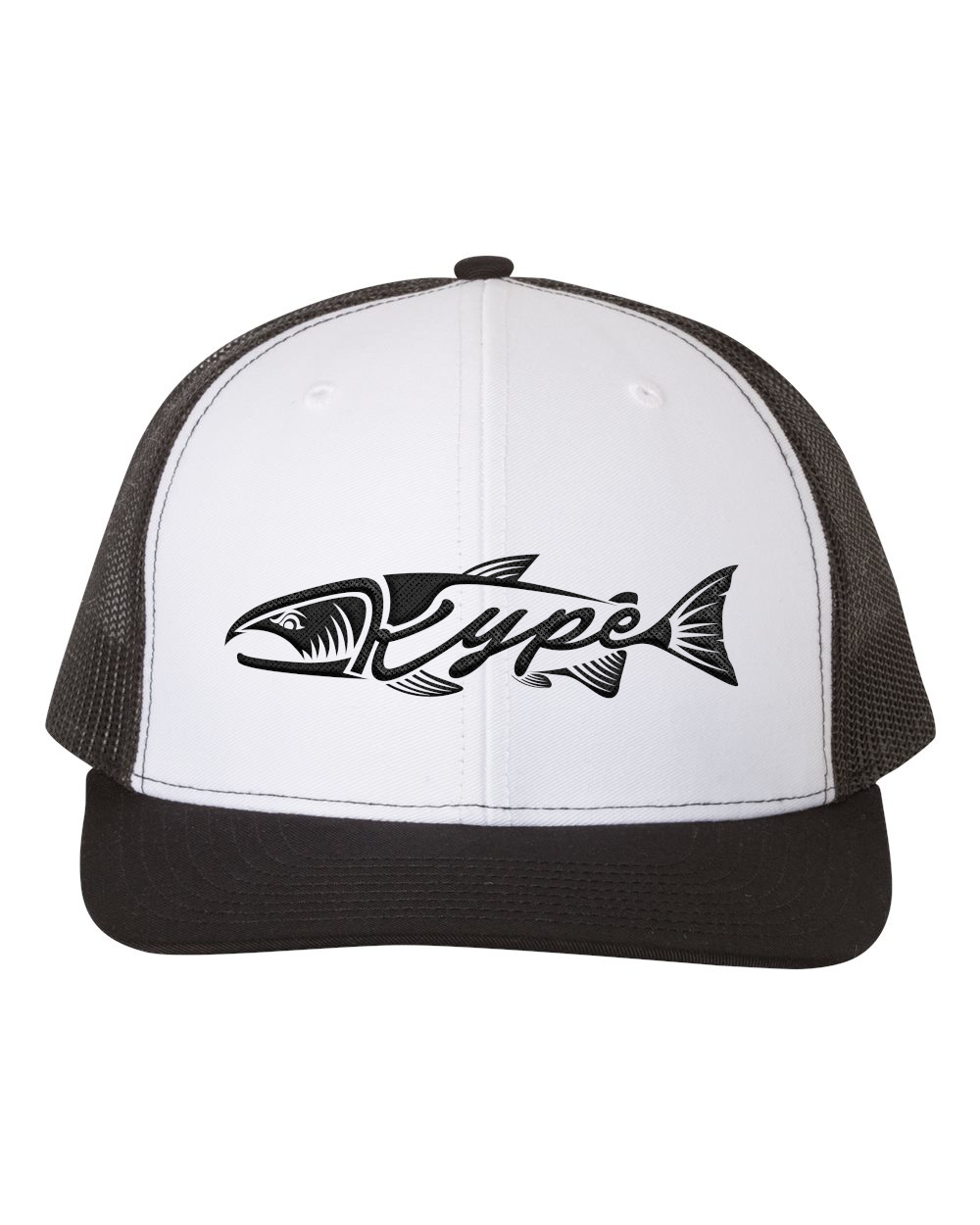 Snapback Trucker - Black/White/Black - Kype Gear
