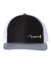 Load image into Gallery viewer, Snapback Trucker - Black/White/Heather Grey - Kype Gear
