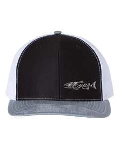Snapback Trucker - Black/White/Heather Grey - Kype Gear