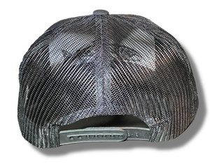 Snapback Trucker Flatbrim - Grey/Black Black - Kype Gear