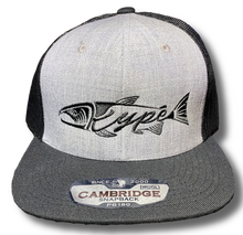 Load image into Gallery viewer, Snapback Trucker Flatbrim - Grey/Black Black - Kype Gear
