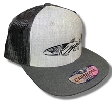 Load image into Gallery viewer, Snapback Trucker Flatbrim - Grey/Black Black - Kype Gear
