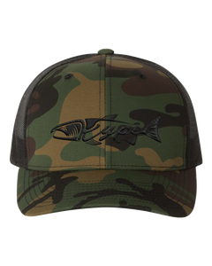 Snapback Trucker - Green Camo/Black - Kype Gear