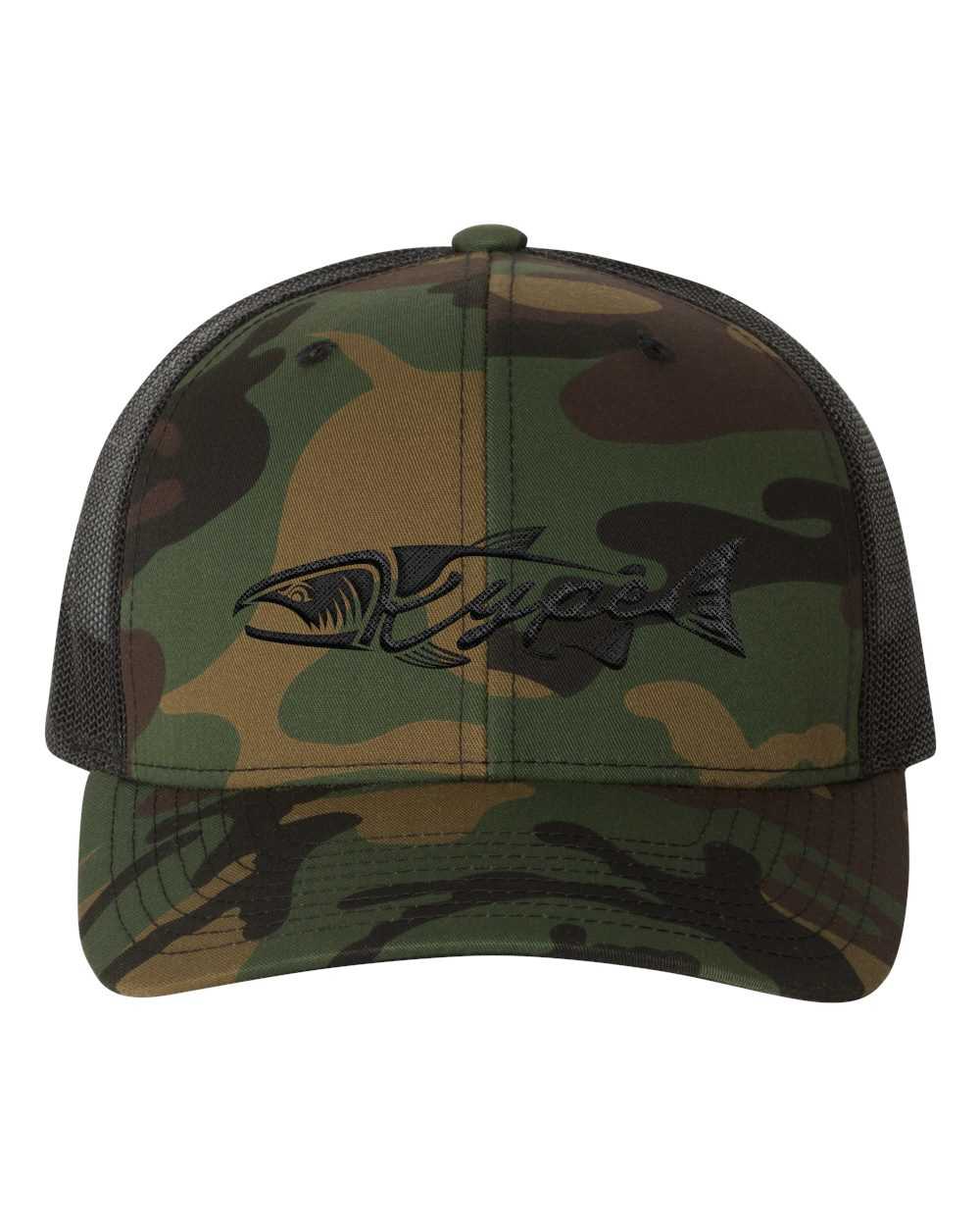 Snapback Trucker - Green Camo/Black - Kype Gear