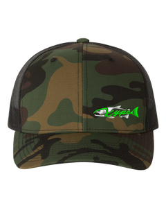 Snapback Trucker - Green Camo/Black - Kype Gear