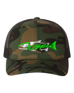 Snapback Trucker - Green Camo/Black - Kype Gear
