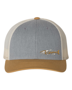 Snapback Trucker - Heather Grey/Birch/Amber Gold - Kype Gear