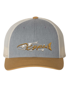 Snapback Trucker - Heather Grey/Birch/Amber Gold - Kype Gear