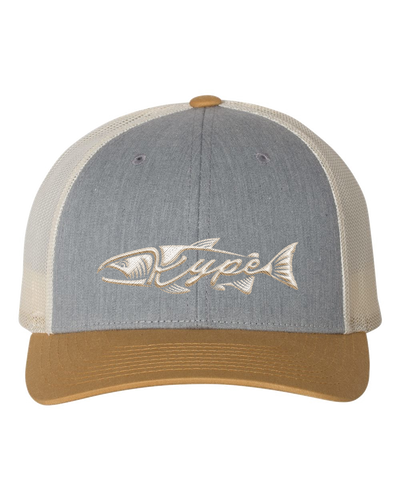 Snapback Trucker - Heather Grey/Birch/Amber Gold - Kype Gear