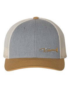 Snapback Trucker - Heather Grey/Birch/Amber Gold - Kype Gear