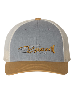 Snapback Trucker - Heather Grey/Birch/Amber Gold - Kype Gear