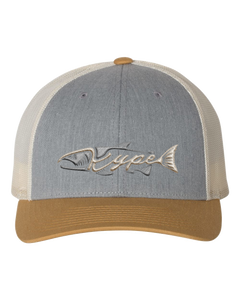 Snapback Trucker - Heather Grey/Birch/Amber Gold - Kype Gear