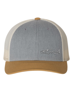 Snapback Trucker - Heather Grey/Birch/Amber Gold - Kype Gear