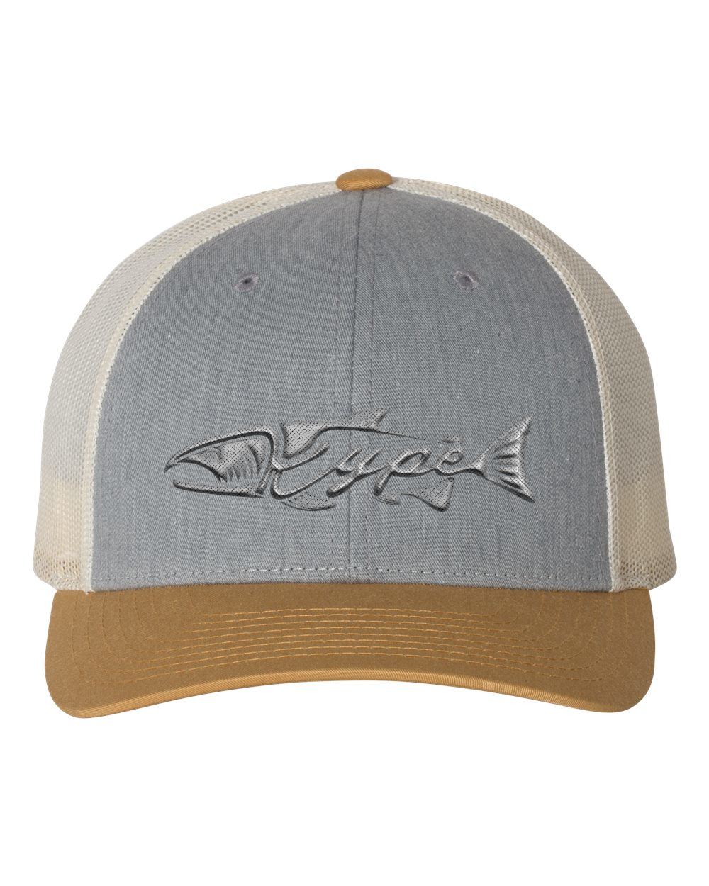 Snapback Trucker - Heather Grey/Birch/Amber Gold - Kype Gear