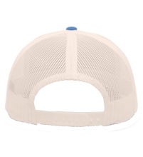 Load image into Gallery viewer, Snapback Trucker - Heather Grey/Beige/Ocean Blue - Kype Gear
