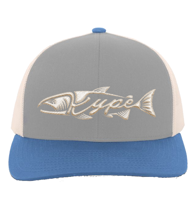 Snapback Trucker - Heather Grey/Beige/Ocean Blue - Kype Gear