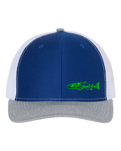 Snapback Trucker - Royal/White/Heather Grey - Kype Gear