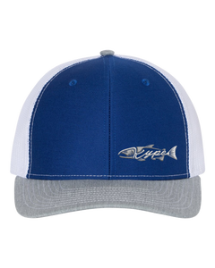 Snapback Trucker - Royal/White/Heather Grey - Kype Gear