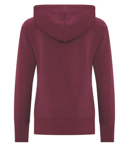 Ladies Vintage Hoodie - Cardinal Heather - Kype Gear